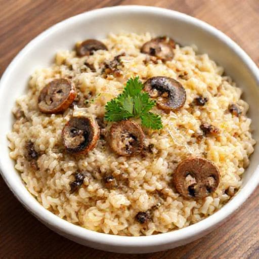 Risoto de Cogumelos Clássico
