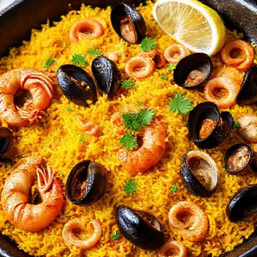 Paella de Mariscos Tradicional