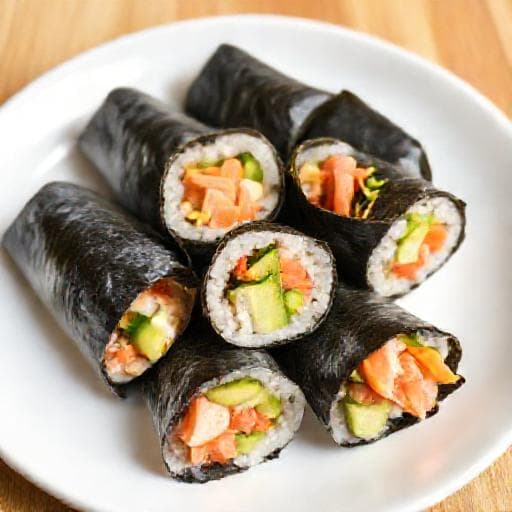 Sushi Caseiro Rápido (Temaki)