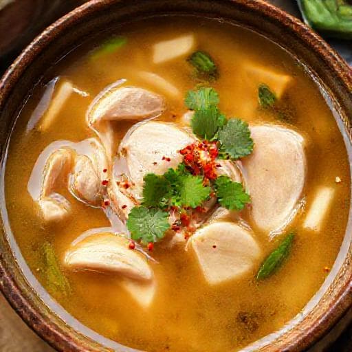 Tom Yum Gai (Tom Yum com Frango)