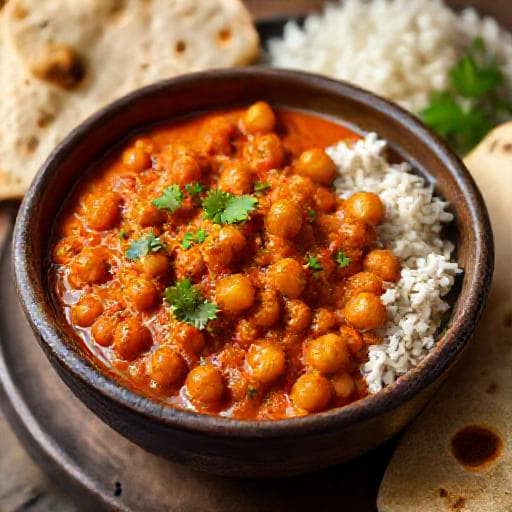 Chana Masala Tradicional