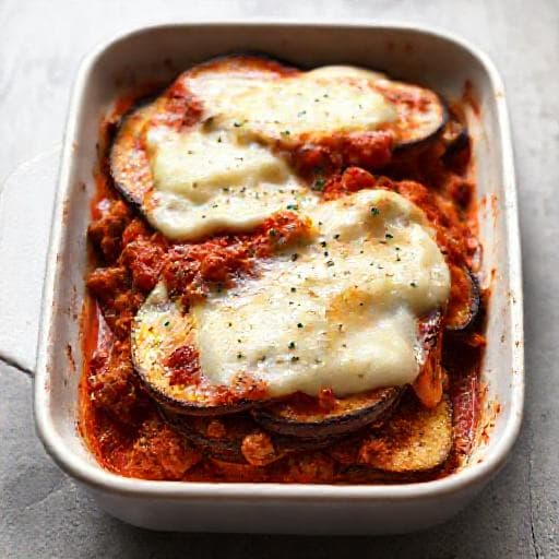 Moussaka Rápida de Berinjela e Carne