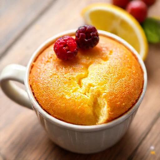 Bolo de Iogurte Rápido de Caneca