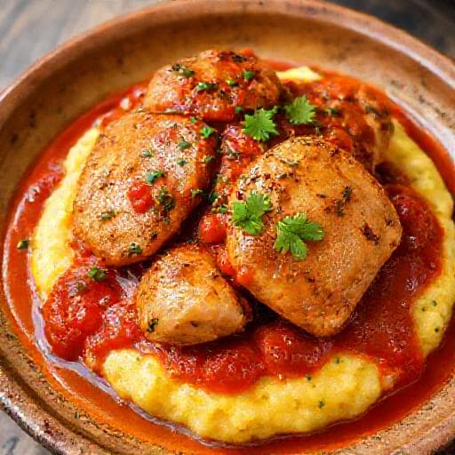 Frango com Polenta Clássico