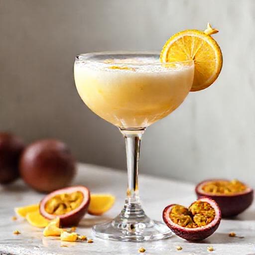 Batida de Maracujá com Toque de Gengibre