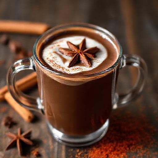 Chocolate Quente Cremoso com Especiarias e Pimenta