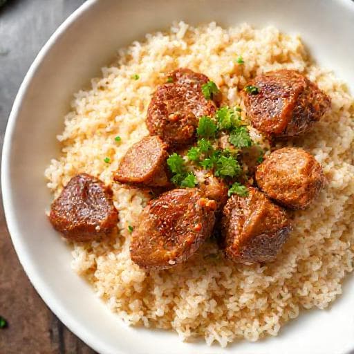 Arroz com Suã Rápido na Panela Elétrica
