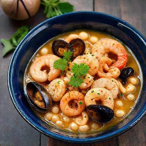 Feijoada Branca com Frutos do Mar