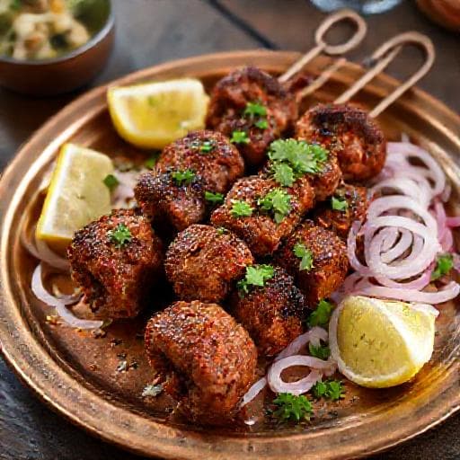 लखनऊई शामी कबाब (भेड़ के बच्चे के कीमे से)