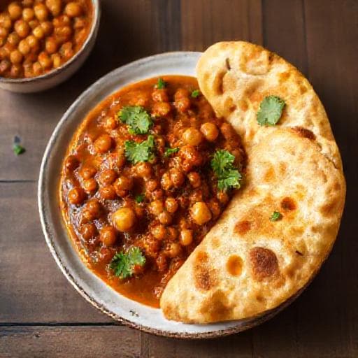झटपट छोले भटूरे