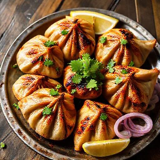 क्लासिक तंदूरी मोमोज