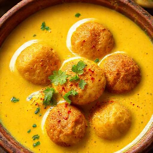 पारंपरिक कढ़ी पकौड़ा