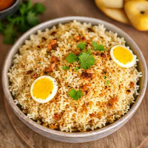 झटपट अंडा बिरयानी