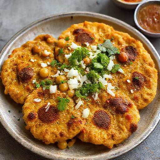झटपट रगड़ा पेटिस