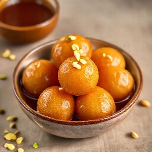 इंस्टेंट गुलाब जामुन (रेडीमेड मिक्स से)