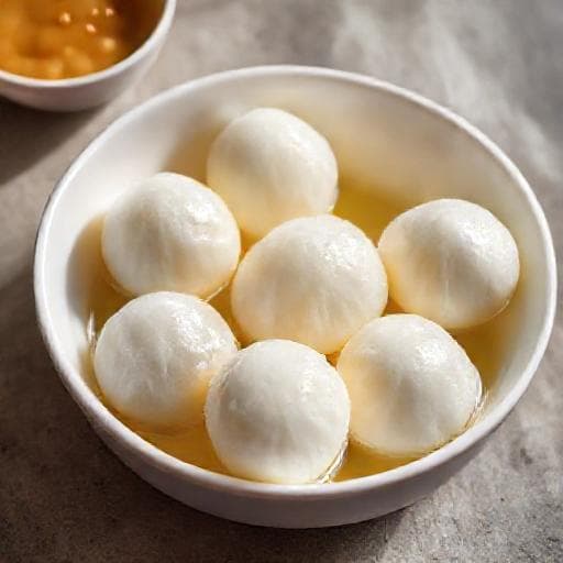 इंस्टेंट रसगुल्ला (सूजी से)