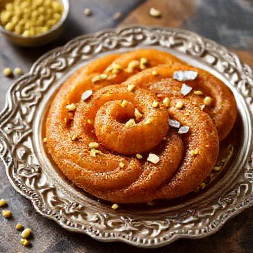 शाही इमरती (खोया के साथ)