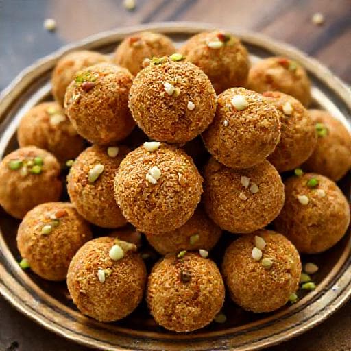 पारंपरिक बेसन लड्डू