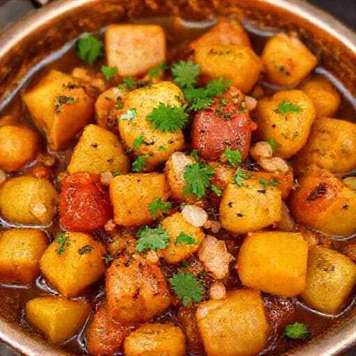 मसालेदार आलू टमाटर की सब्ज़ी (पंजाबी स्टाइल)