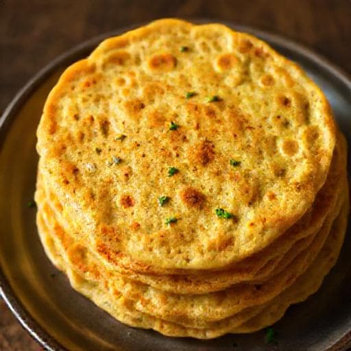 मक्के की रोटी के चीले (पैनकेक)