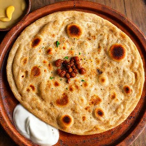 पारंपरिक दाल पराठा