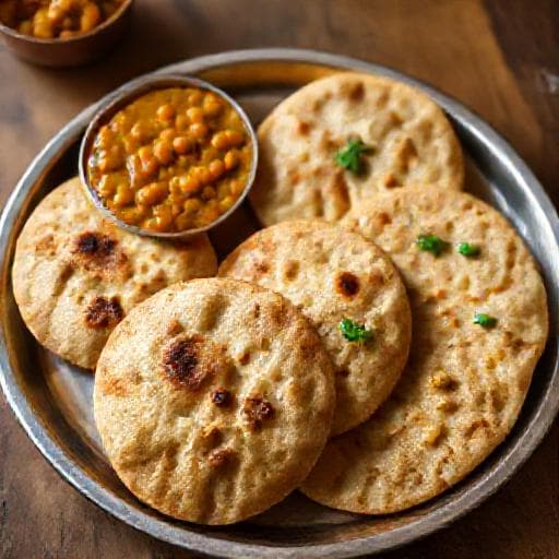 झटपट दाल बाटी (तवा बाटी)