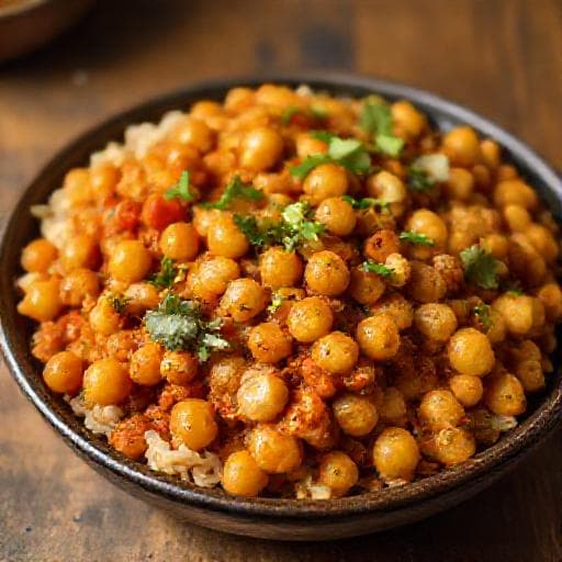 झटपट चना घुगनी
