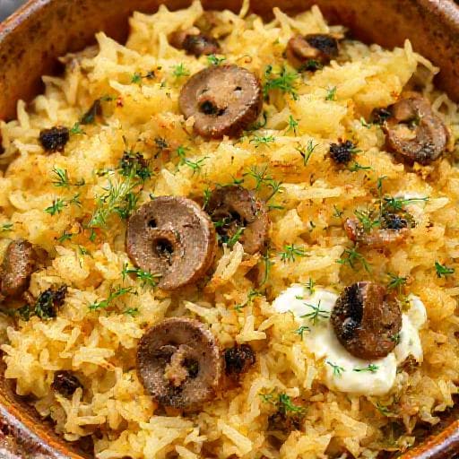 Скландраусис с грибами и травами