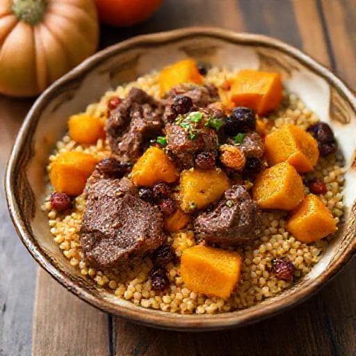 Максым с тыквой и сухофруктами