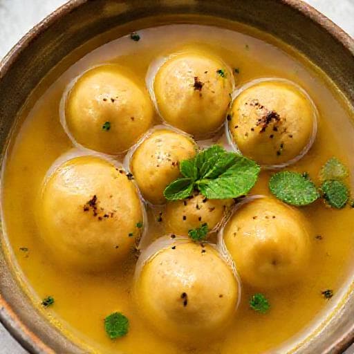 Дюшбара с Куркумой и Мятой