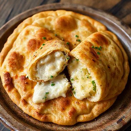 Чепалгаш с картофелем и сыром