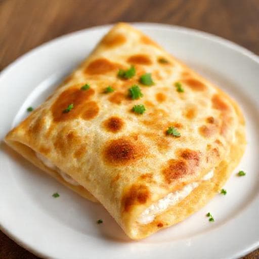 Быстрый Хингалш с творогом