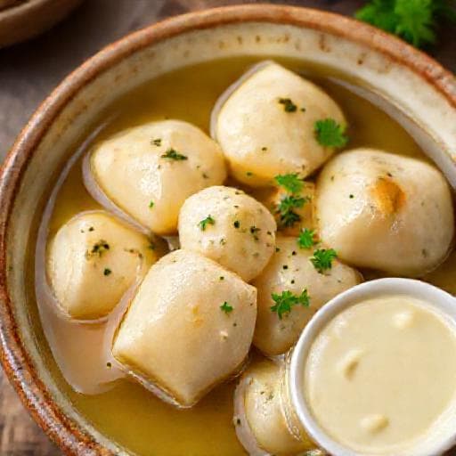Аварский хинкал с сыром и зеленью (вариант)