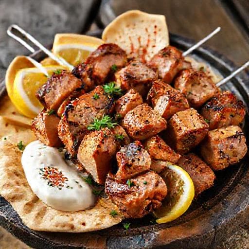 Классические Сувлаки из Свинины на Мангале
