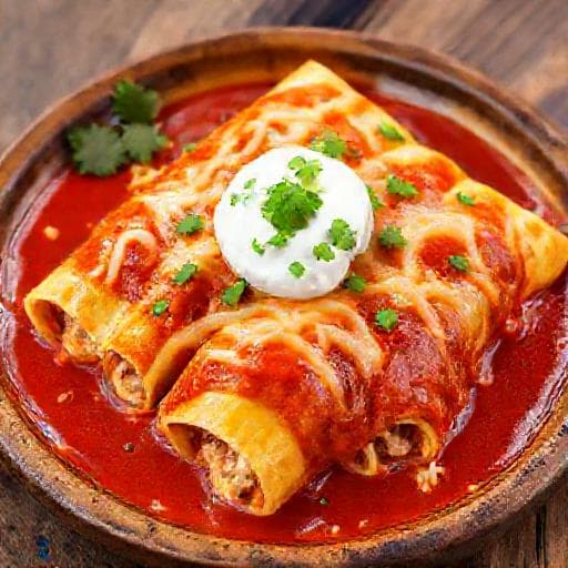 Классические Энчиладас с Курицей