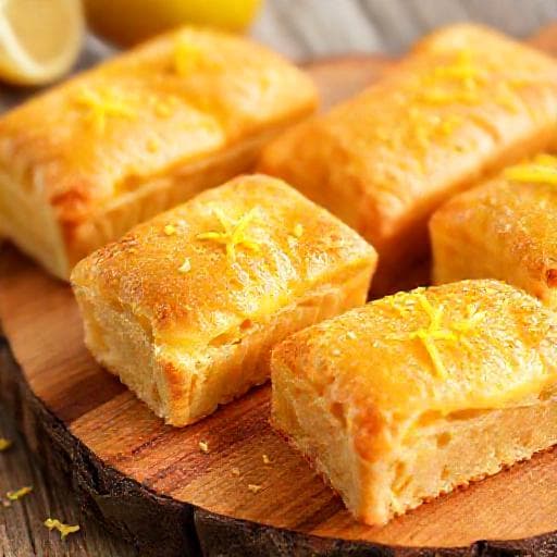 Быстрые Финансье с Лимонной Цедрой