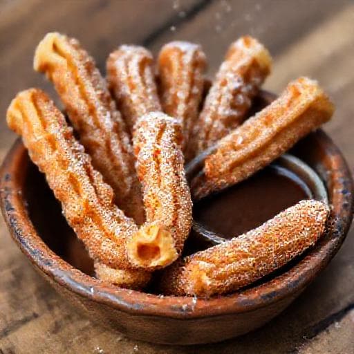 Классические Чуррос с Шоколадным Соусом