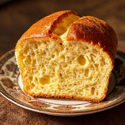 Бриошь с апельсиновой цедрой