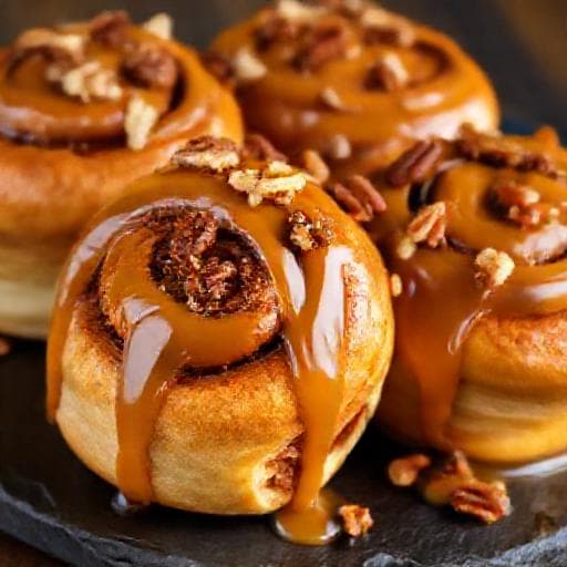 Синнабоны с карамелью и орехами (Региональный твист)