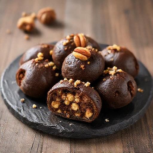 Пирожное «Картошка» с орехами и коньяком
