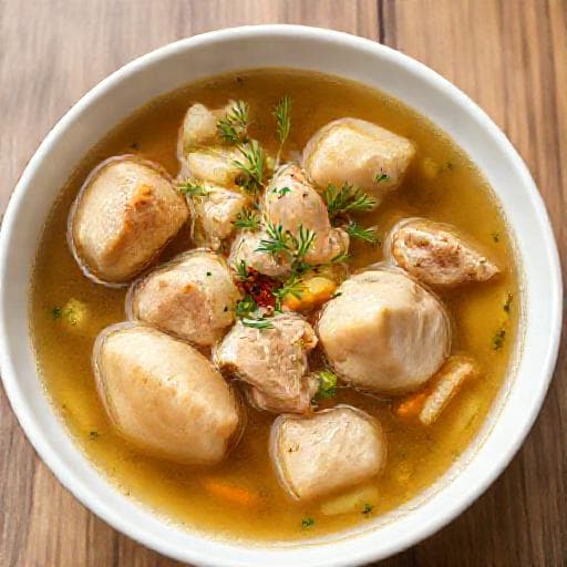 Быстрая Затируха с Курицей