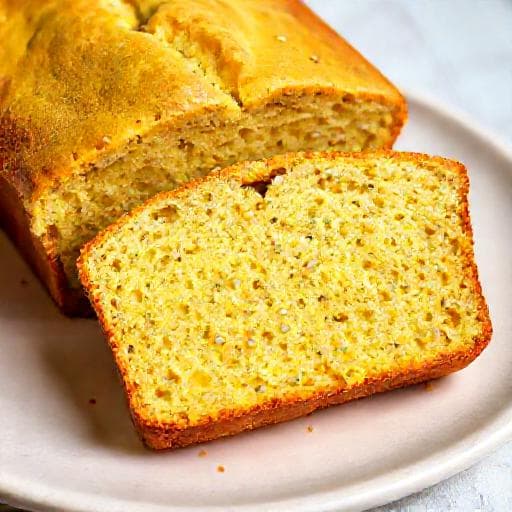 Хлеб из кабачков с лимоном и маком