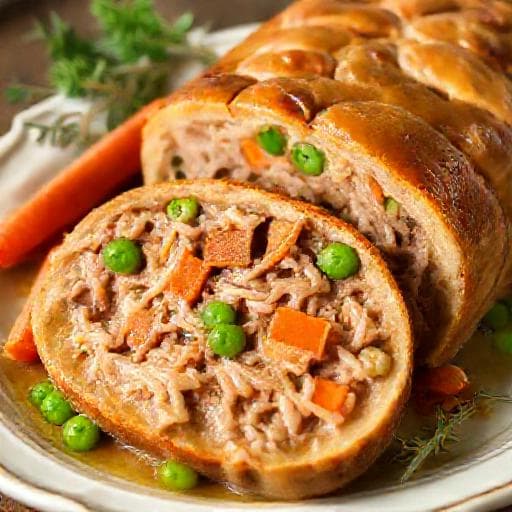 Сальтисон по-домашнему с Овощами