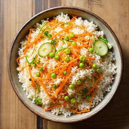 Классический хрустящий рисовый салат