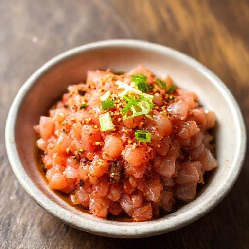 Тартар из лосося с азиатскими нотками