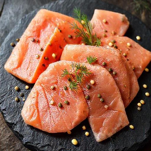 Слабосолёная Сёмга с Кориандром и Горчицей