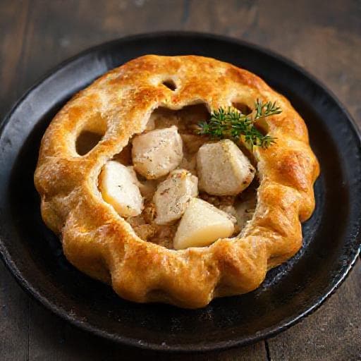 Рыбный Пирог "По-Мурмански" (с треской и картофелем)