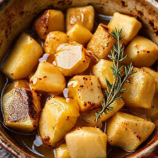 Репа, запечённая с мёдом (Классический вариант)