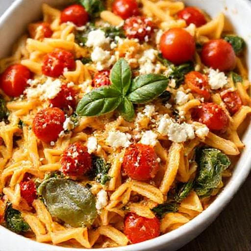 Nopea Välimeren uunipasta