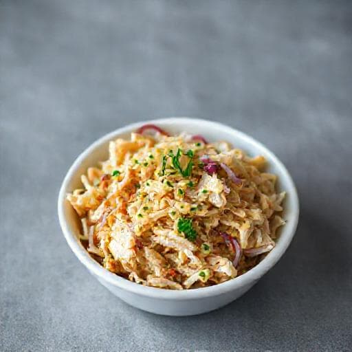 Nopea kanasalaatti currymajoneesilla